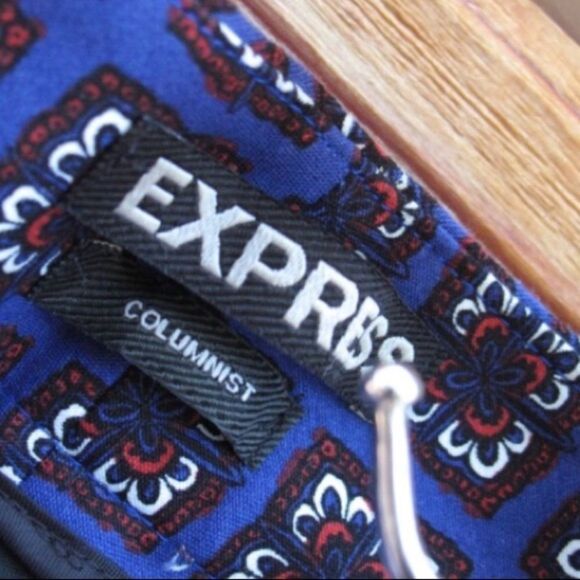 NWOT Express Blue Ankle Pants - Picture 8 of 8